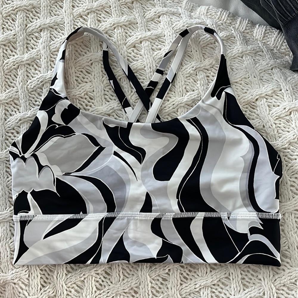 Lululemon size 8 energy longline sports bra